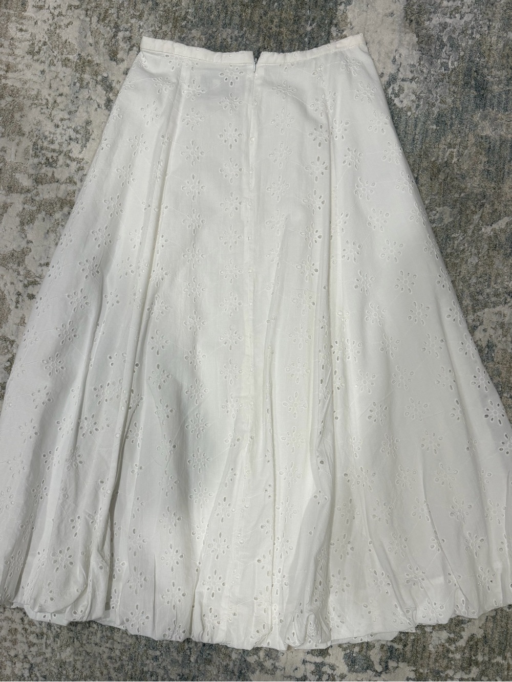 Zara Women's White Balloon Midi Skirt - Picture 4 of 4